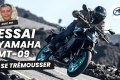 Essai roadster Yamaha MT 09