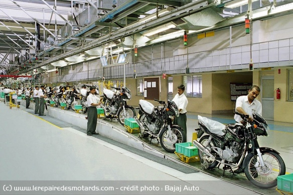 Le constructeur est capable de produire plusieurs millions de motos chaque année